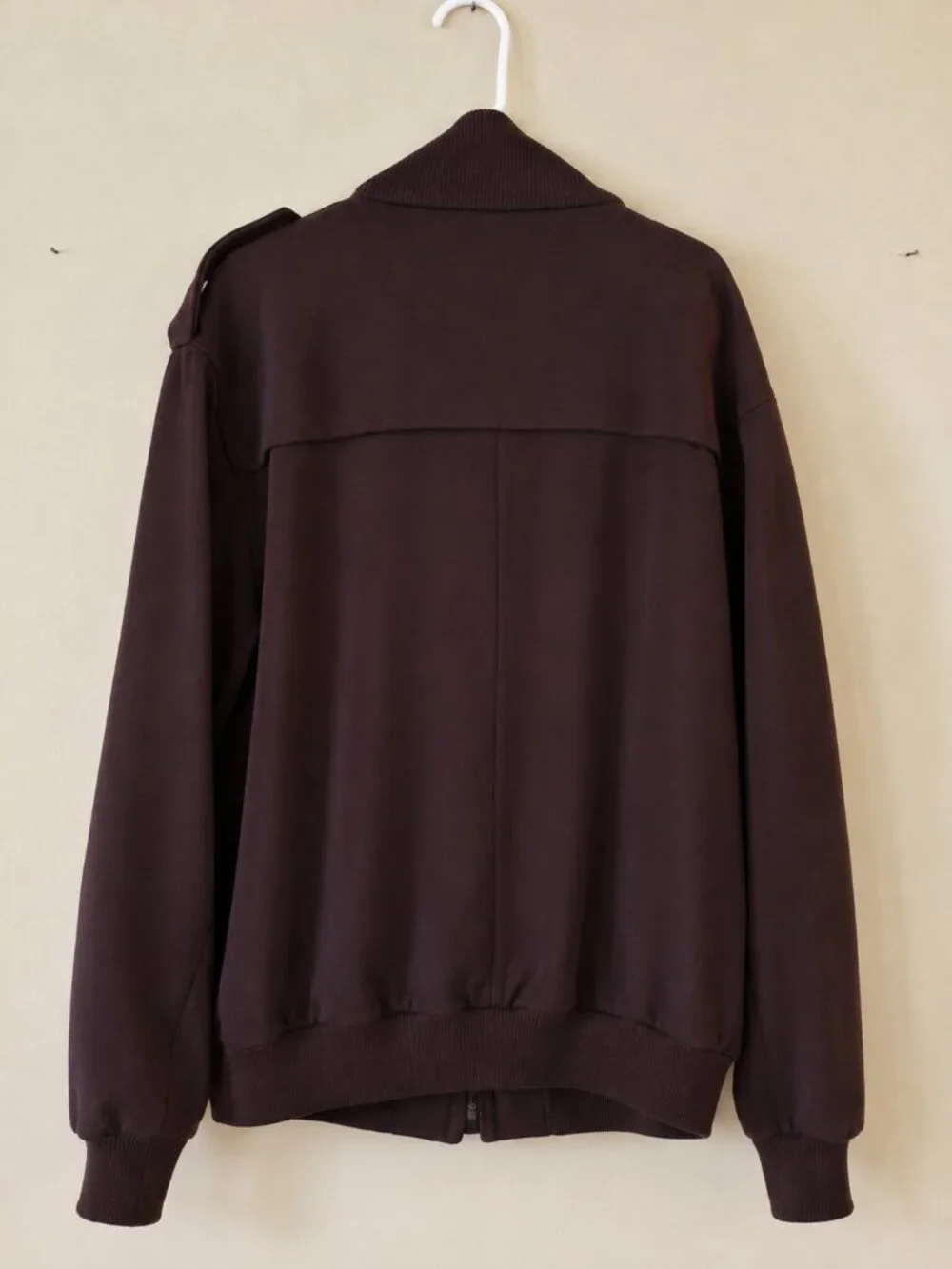 Akademiks Men's Brown Casual Ribbed Military Bomber Utility Jacket SZ XXL